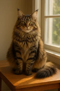 Large male Maine Coon mr. stings