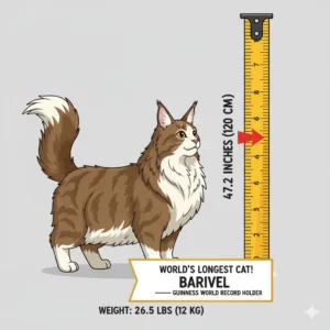 worlds largest recorded Maine Coon was named Barivel