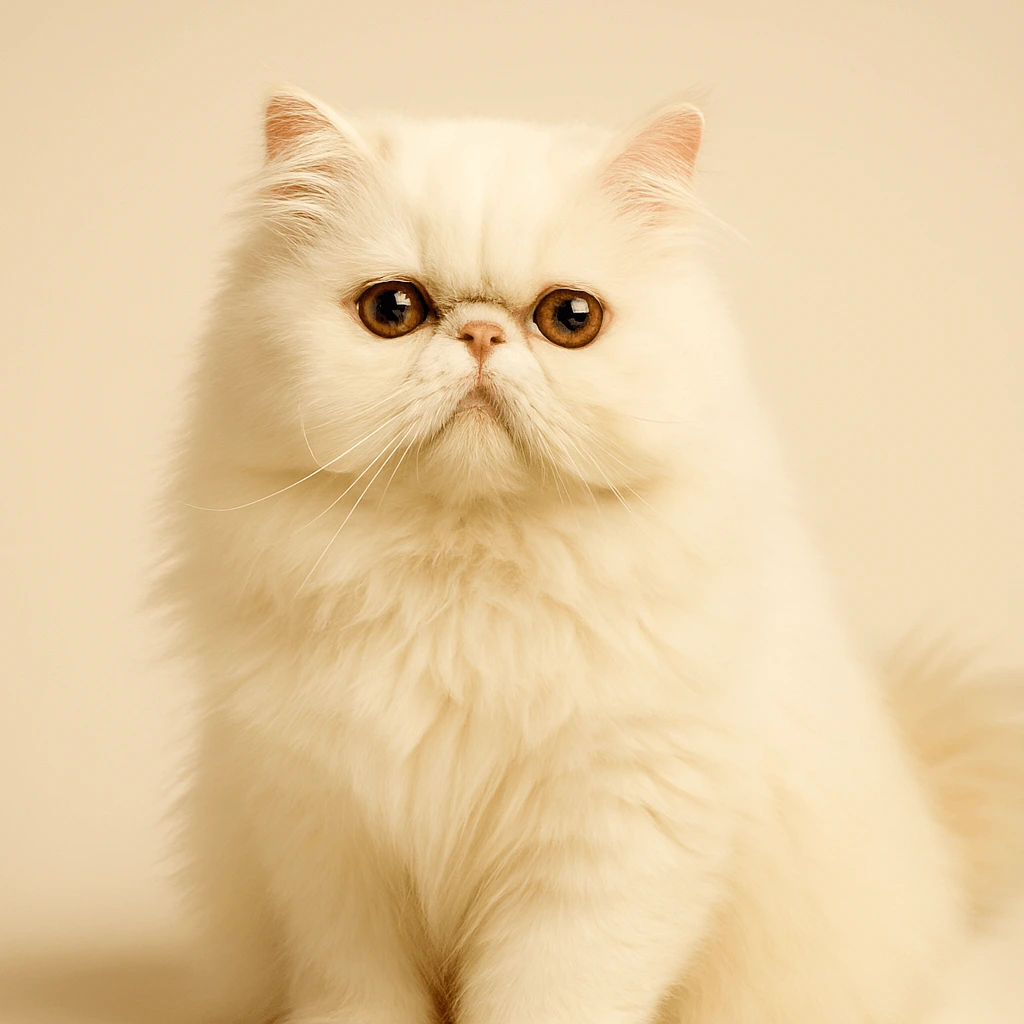 Persian cat breed — flat-faced, long-haired kitten